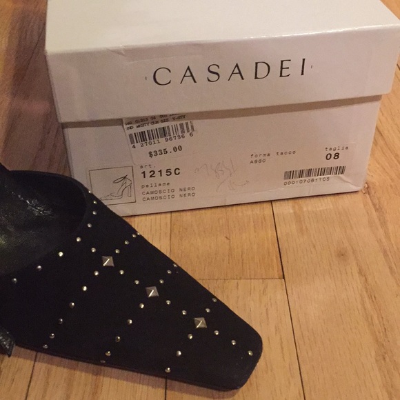 Casadei Suede heels with ankle strap IN BOX - Picture 4 of 4